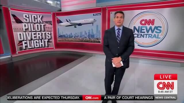 CNN: Delta flight from L.A. to Boston Lands in Detroit as Captain Gets Sick